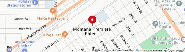 Map of carnival games rental Billings Montana